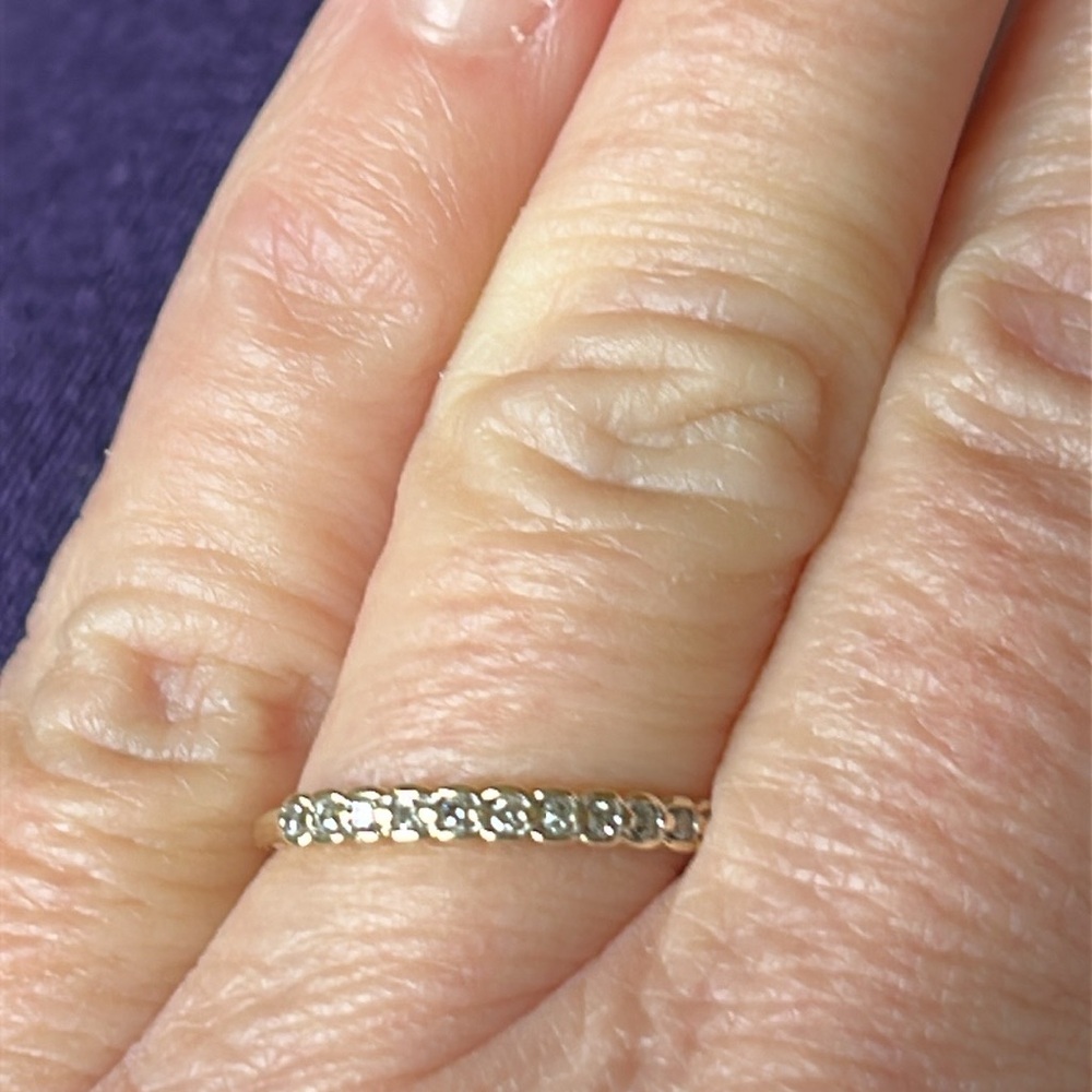 Catbird Gold Diamond Eternity Band